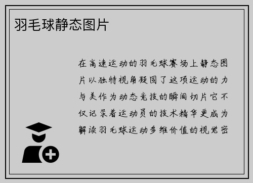 羽毛球静态图片